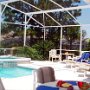 The pool deck has a undercover dining area complete with overhead fan for outdoor dining on those hot days.
